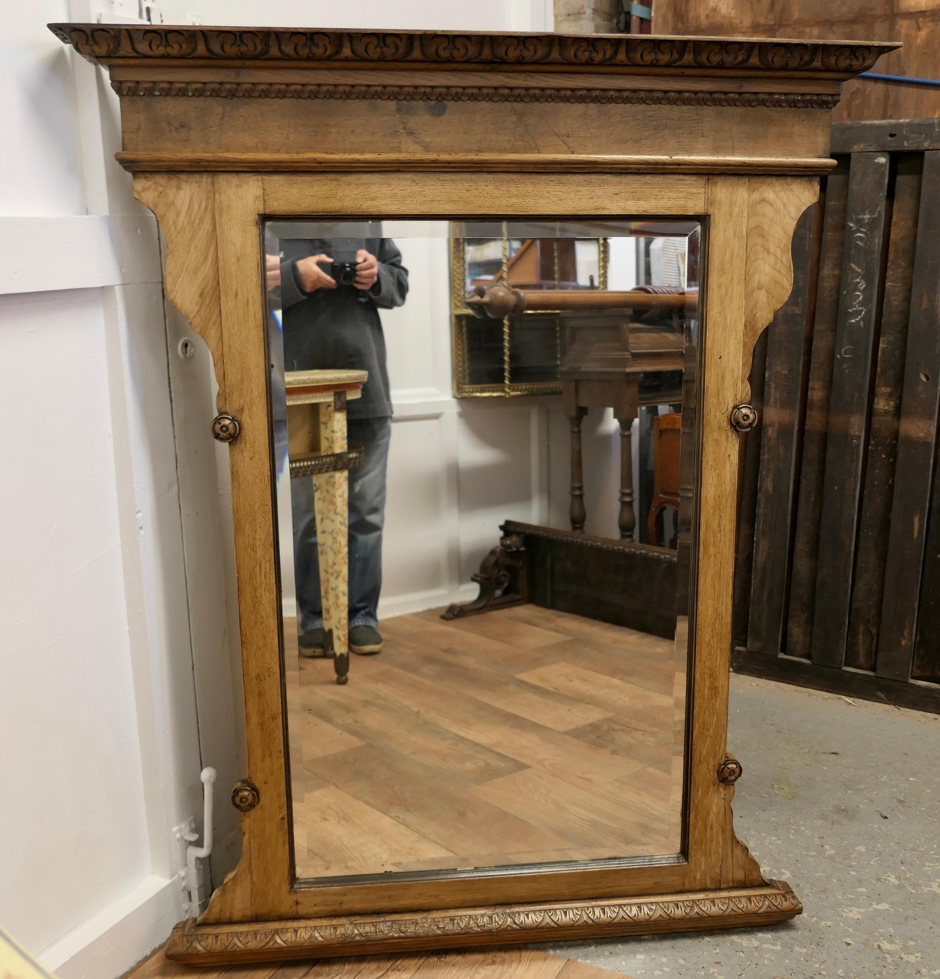 mantle mirror wood