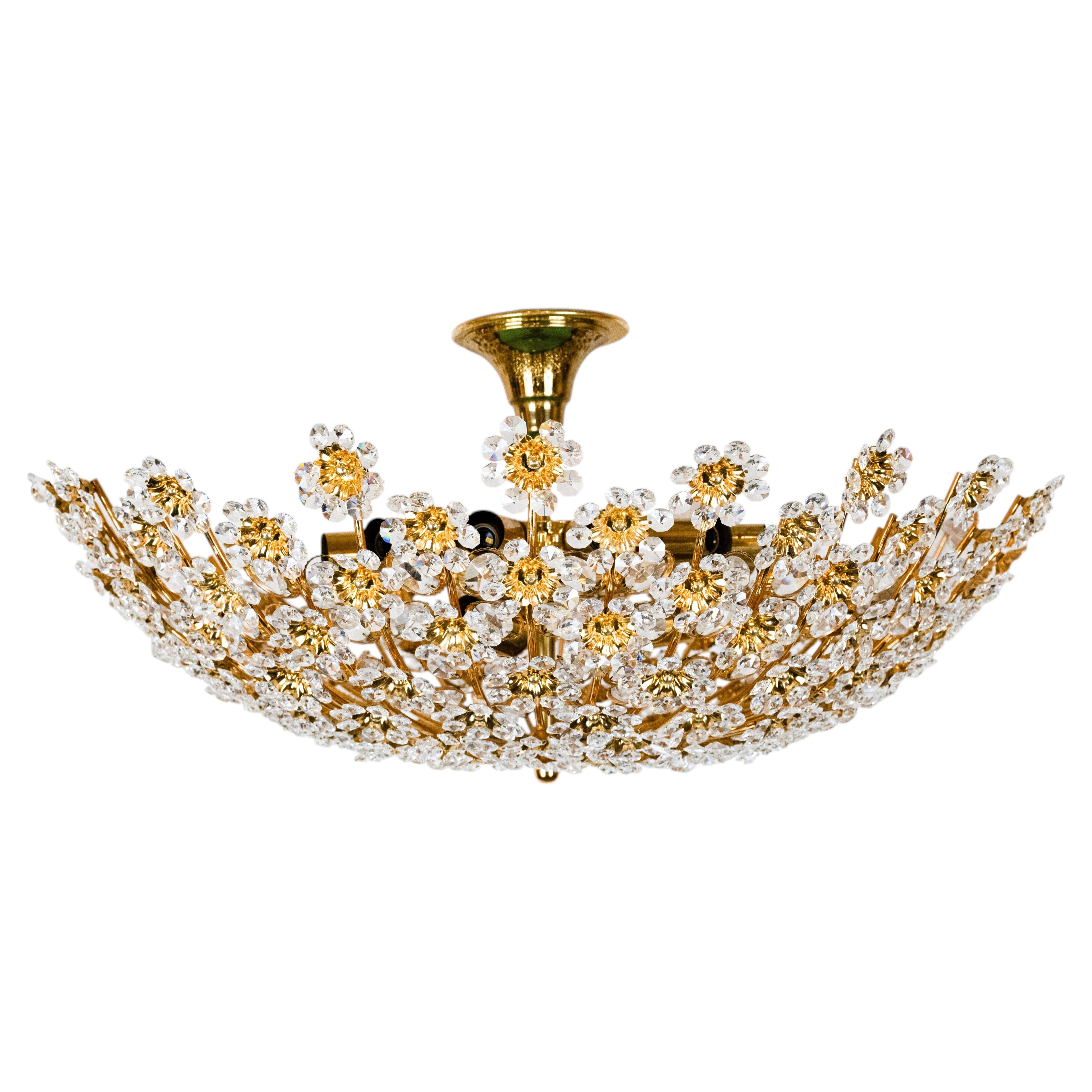 A Large Bagues-Style Semi-Flush Mount