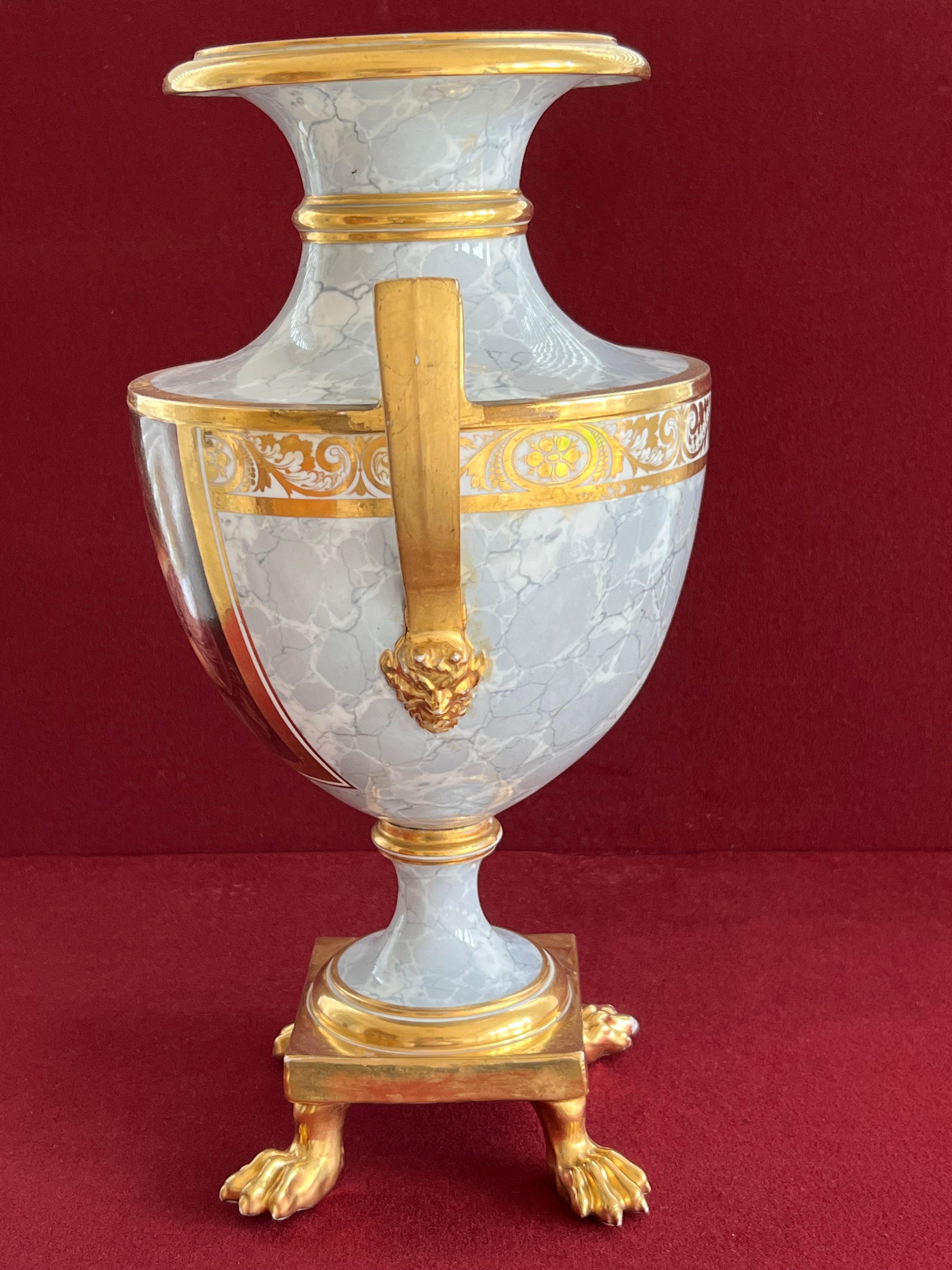 Large Barr Flight and Barr Worcester Porcelain Vase C.1810 In Good Condition In Exeter, GB