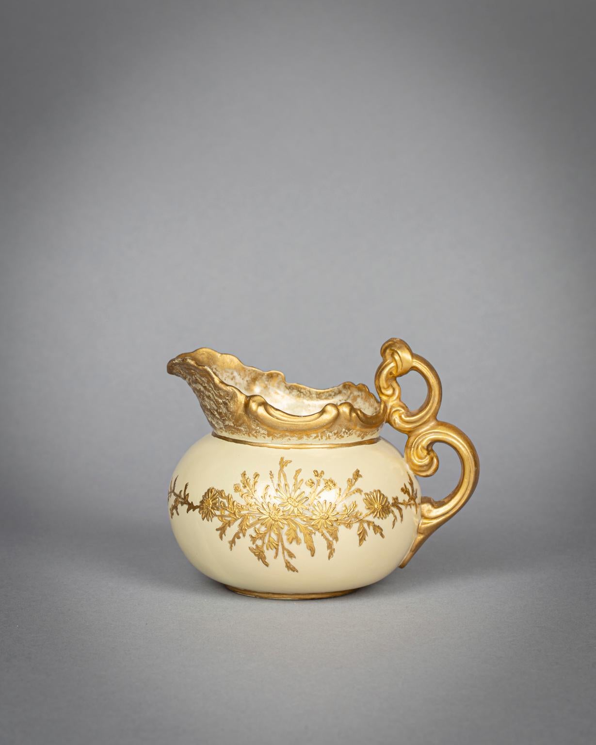 Grand service à thé en porcelaine Belleek Willets, vers 1890 1