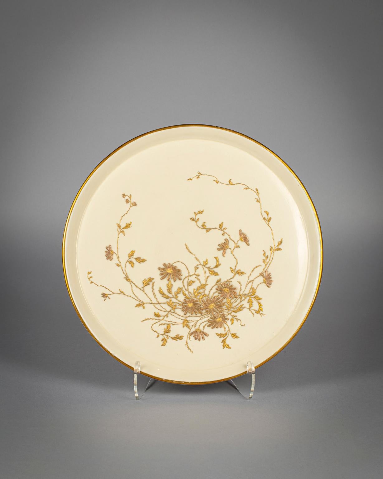 Grand service à thé en porcelaine Belleek Willets, vers 1890 2