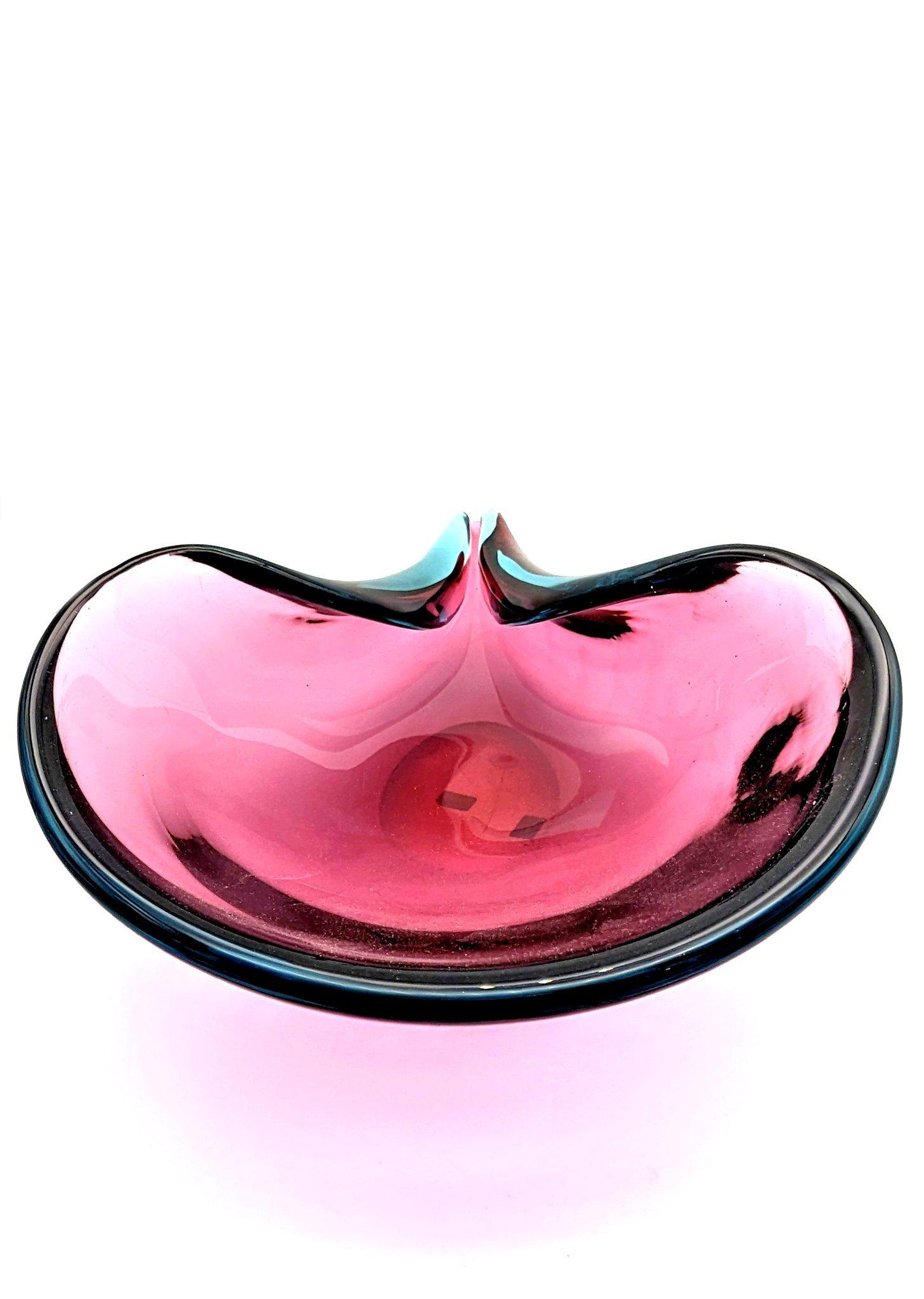 Mid-Century Modern Un grand bolsommerso violetta-aquamarina de Flavio Poli pour Seguso, vers 1956 en vente