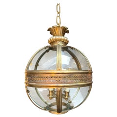 Lanterne Globe en laiton