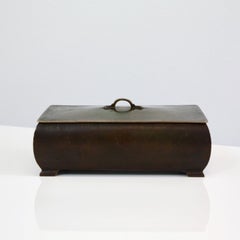 A large bronze Casket by Just Andersen, 1920s, Denmark