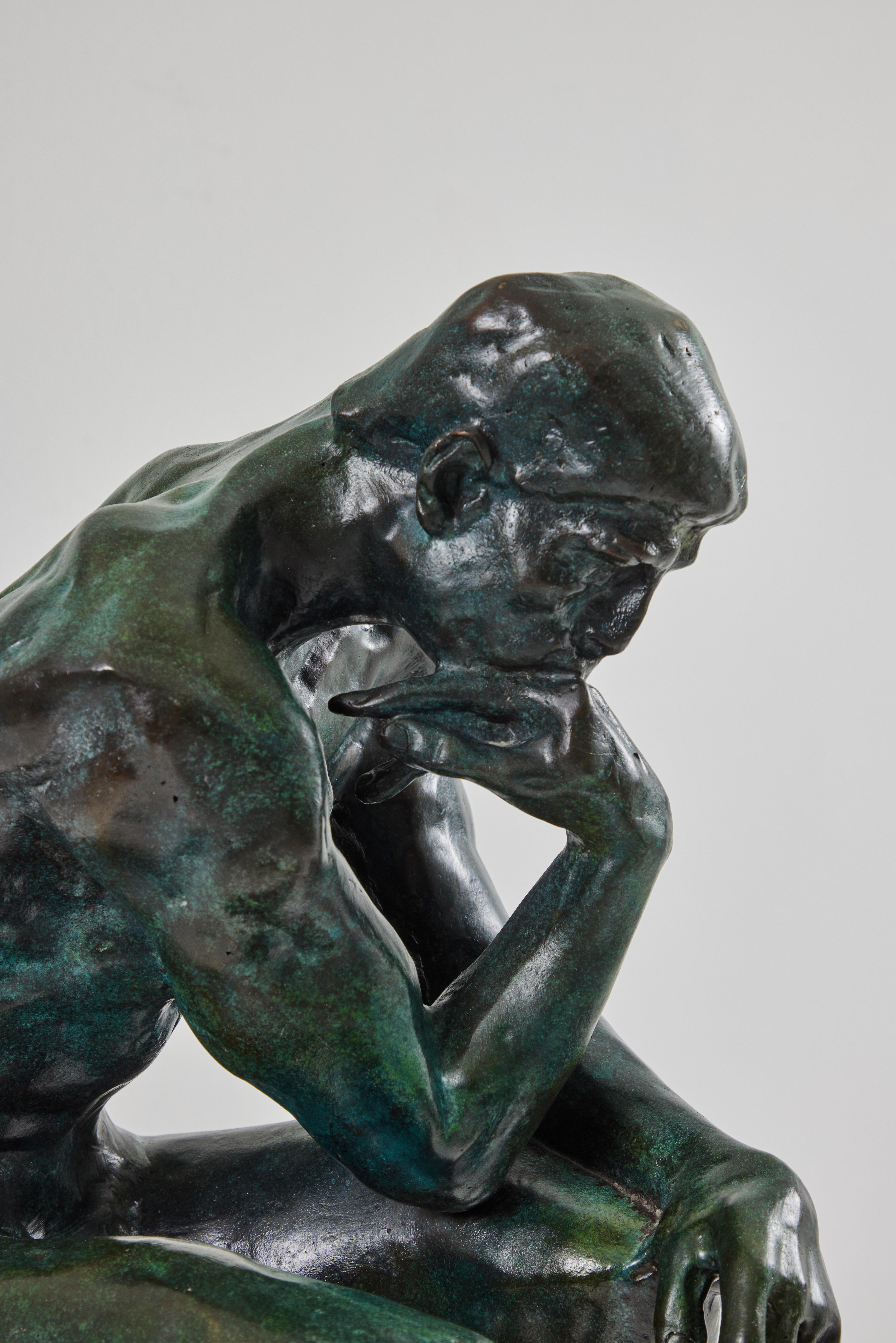 20ième siècle Grande fonte de bronze du Penseur « Le Penseur » d'Auguste Rodin
