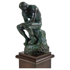 Large Bronze Cast of Auguste Rodin's Le Penseur "The Thinker"
