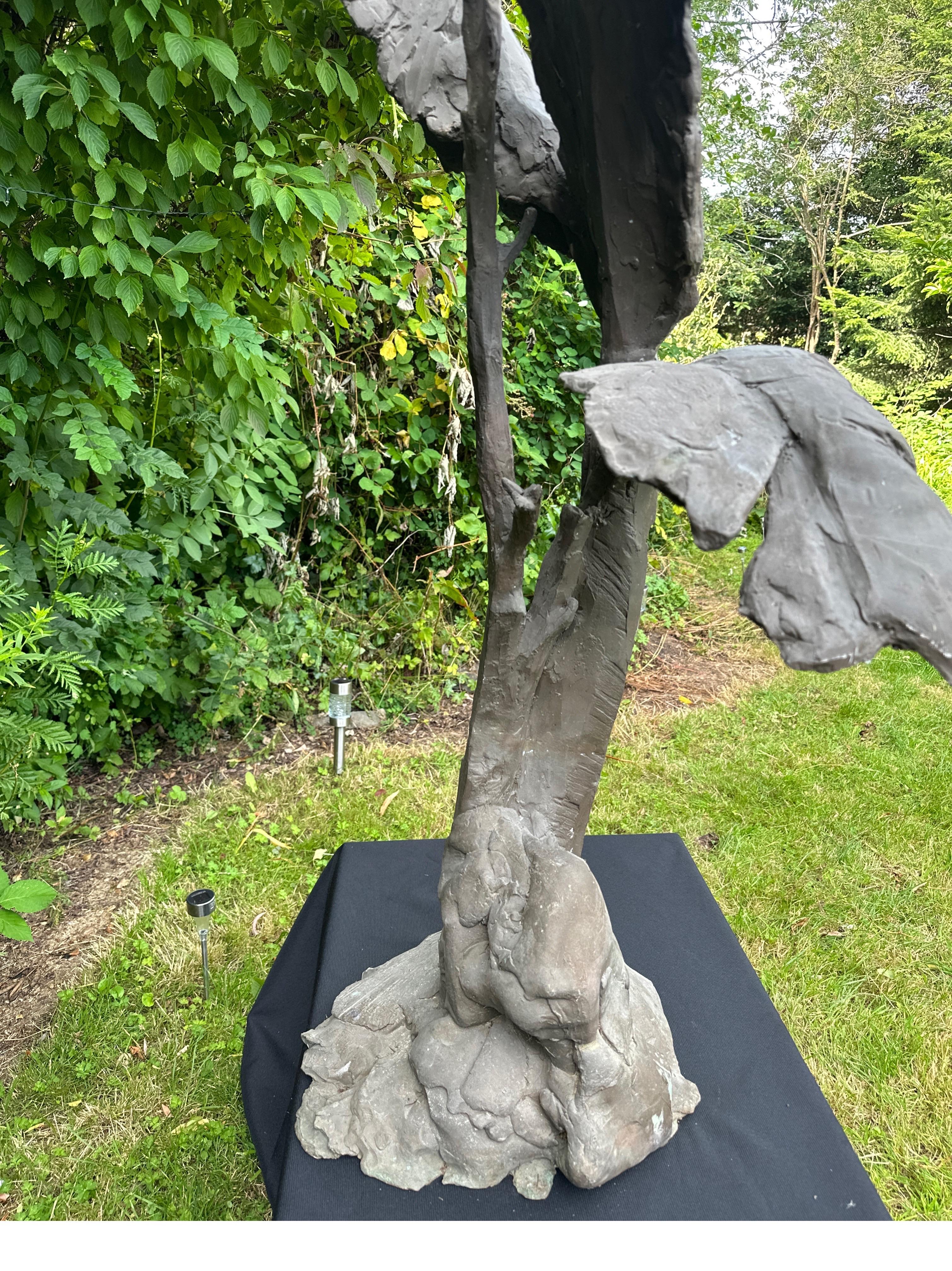 A large bronze sculpture.  For Sale 2