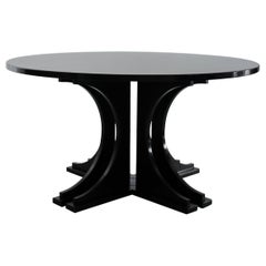 A Large C.1970s Ebonised Italian Centre/Dinning Table