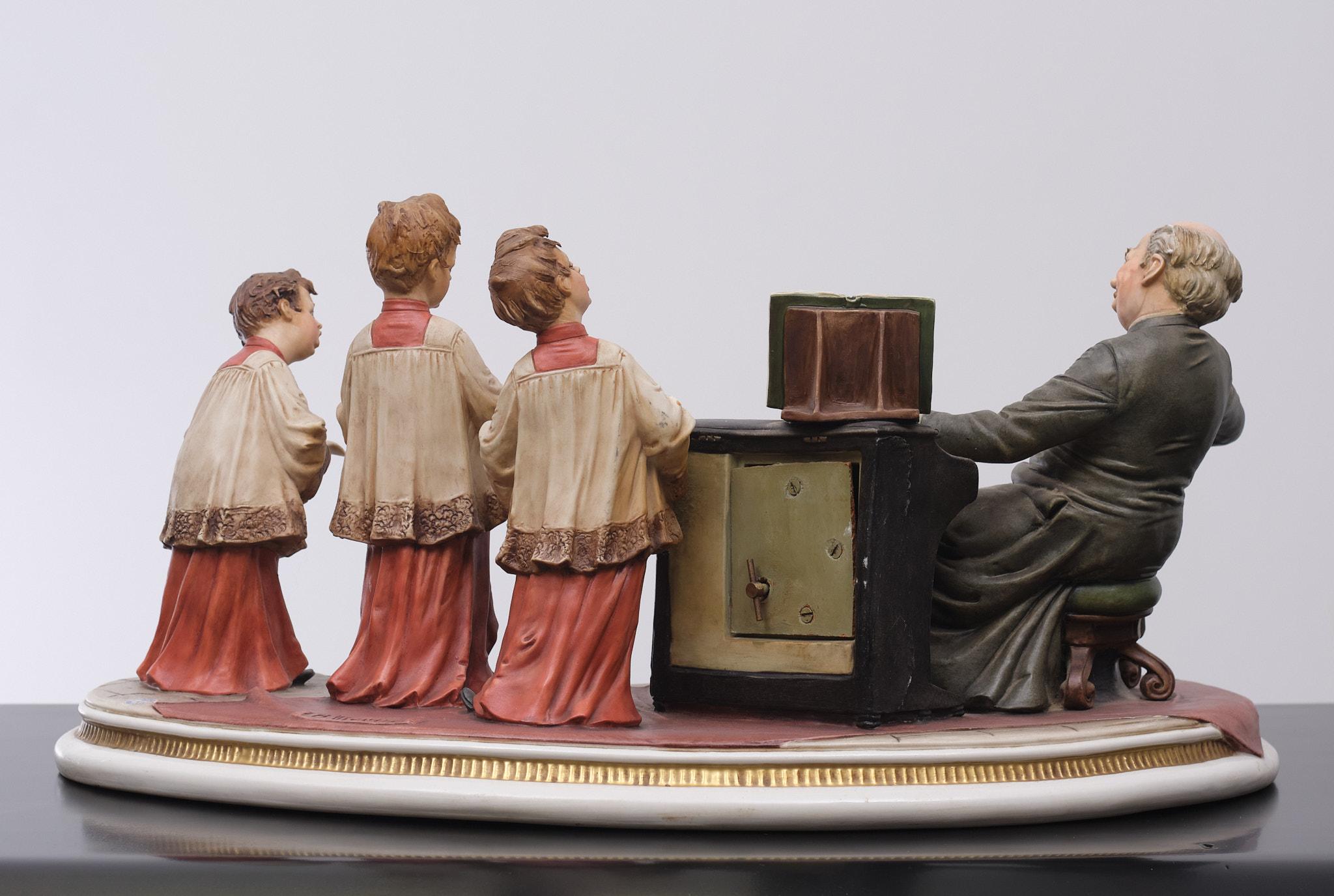 Mid-20th Century Large Capodimonte Porcelain Figure Group Schola Cantorum, ''The Choirboys'' For Sale