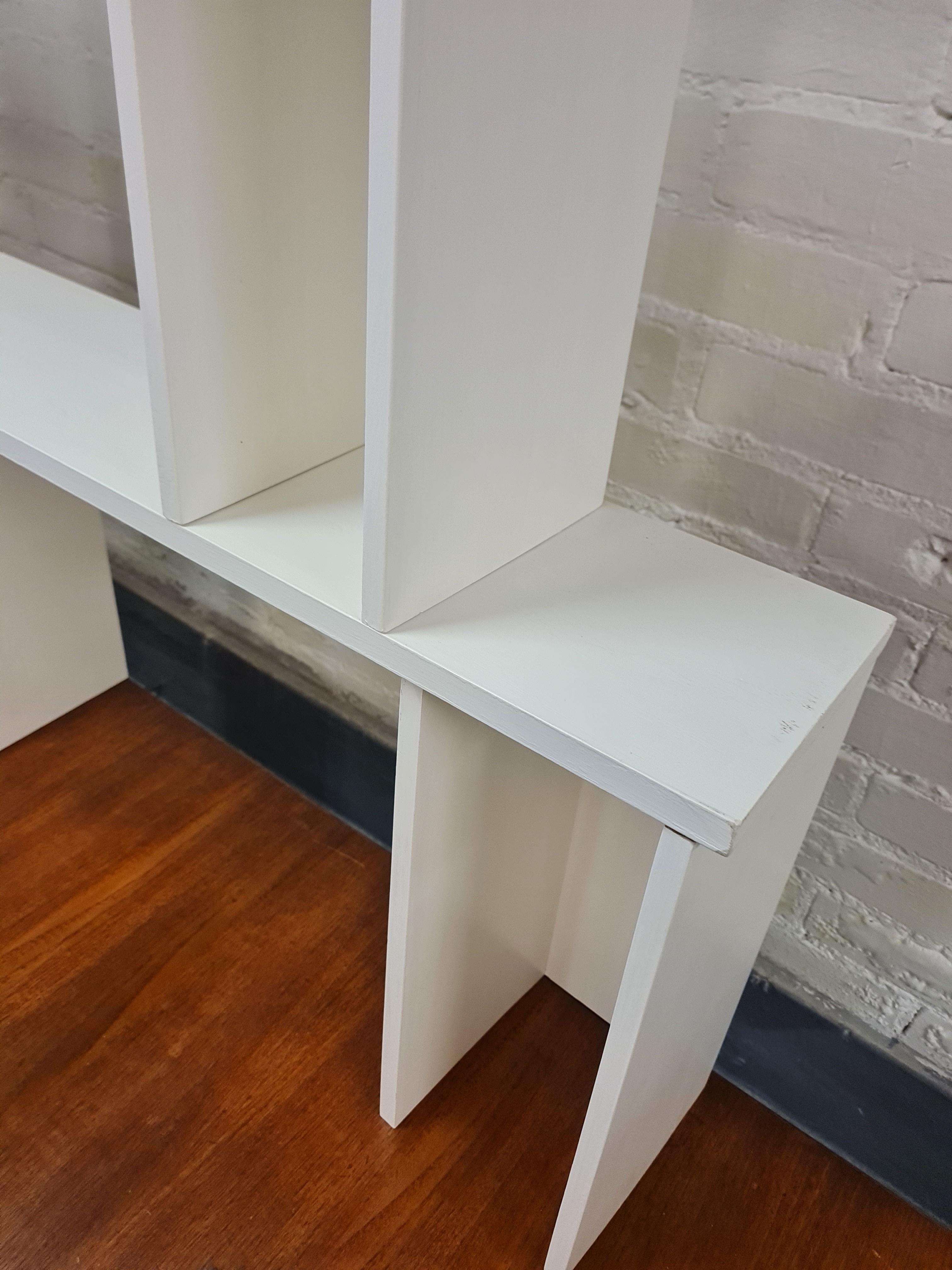 Finnish A Large Carl-Gustaf Hiort af Ornäs White Välipala Modular Shelf Unit, HMN 1950s For Sale