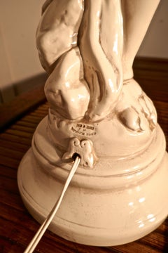Art Deco Cherub or Putti Table Lamp in the Form