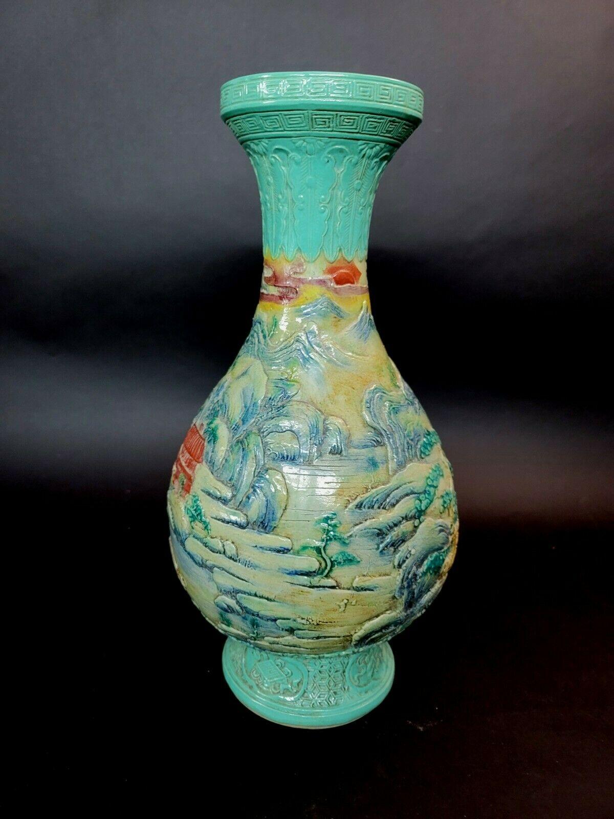 chinese carved vase