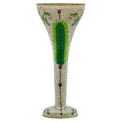 A Large Chinese Cloisonne Enamel Trumpet Vase. Republic period