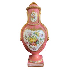 Large Coalport 'Coalbrookdale' Vase Decorated by William Cook C.1855