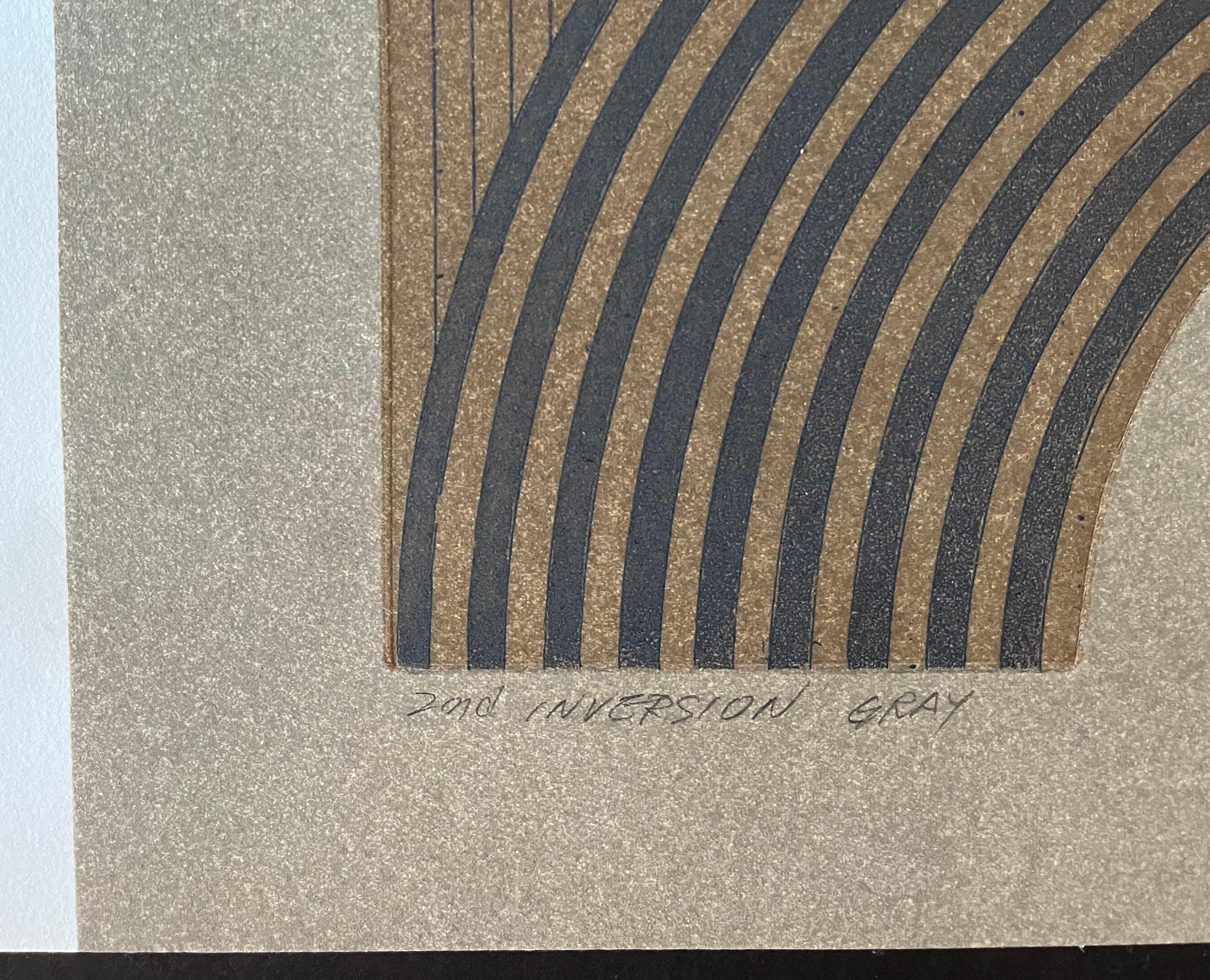 Une grande gravure en couleur de l'artiste sud-coréen Bong Tae Kim / Certificat d'artiste Bon état - En vente à Chicago, IL