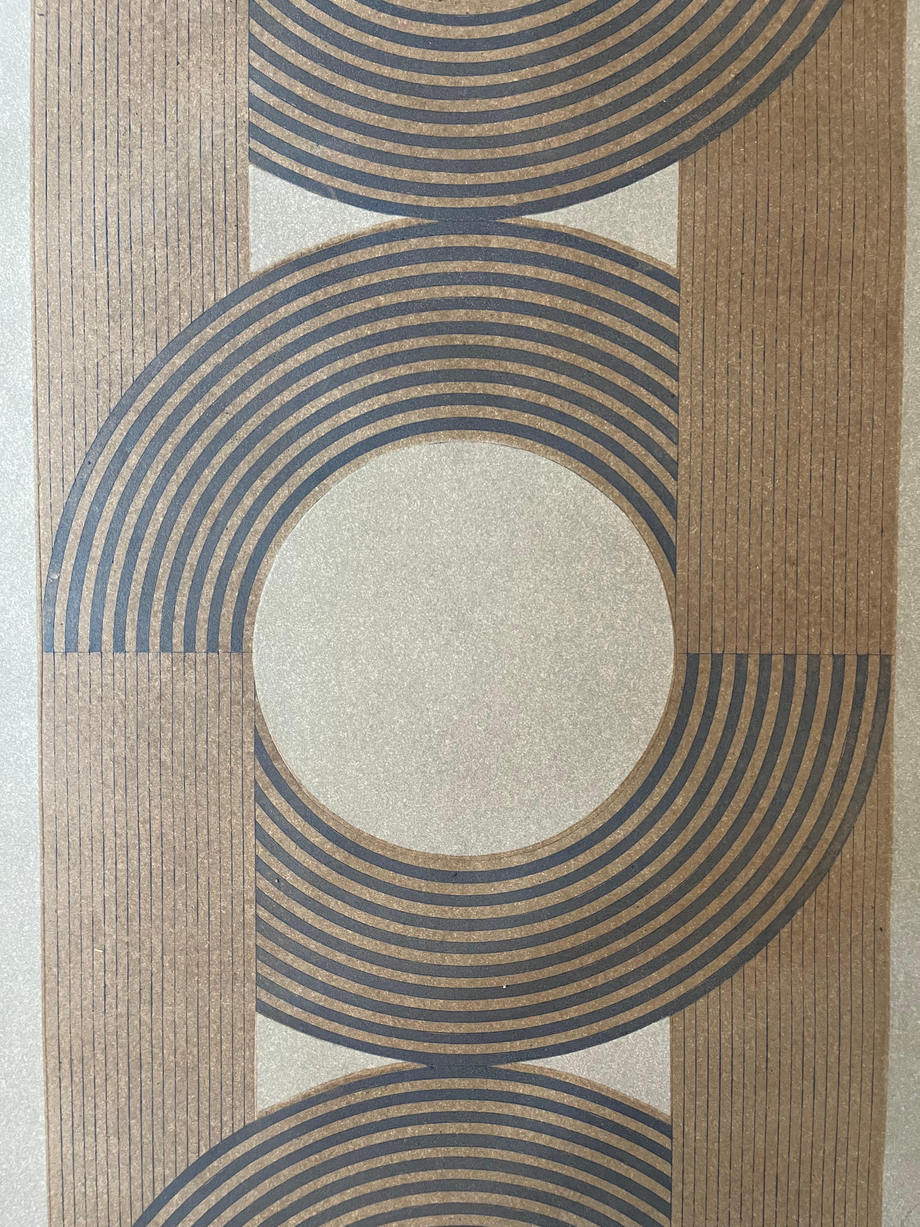 20ième siècle Une grande gravure en couleur de l'artiste sud-coréen Bong Tae Kim / Certificat d'artiste en vente
