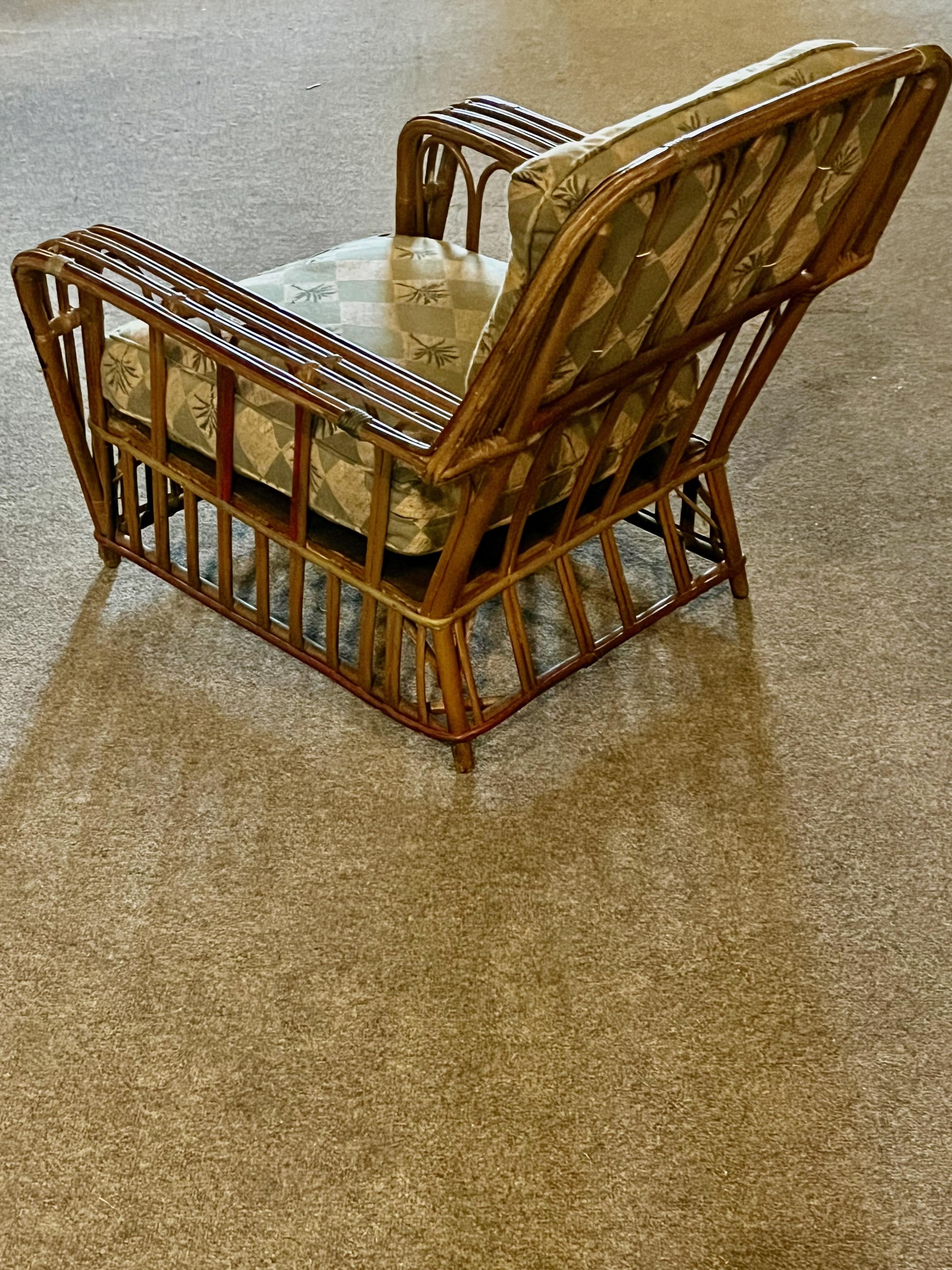 Una gran comodidad  Sillón de ratán estilo Art Déco principios del siglo XX en venta