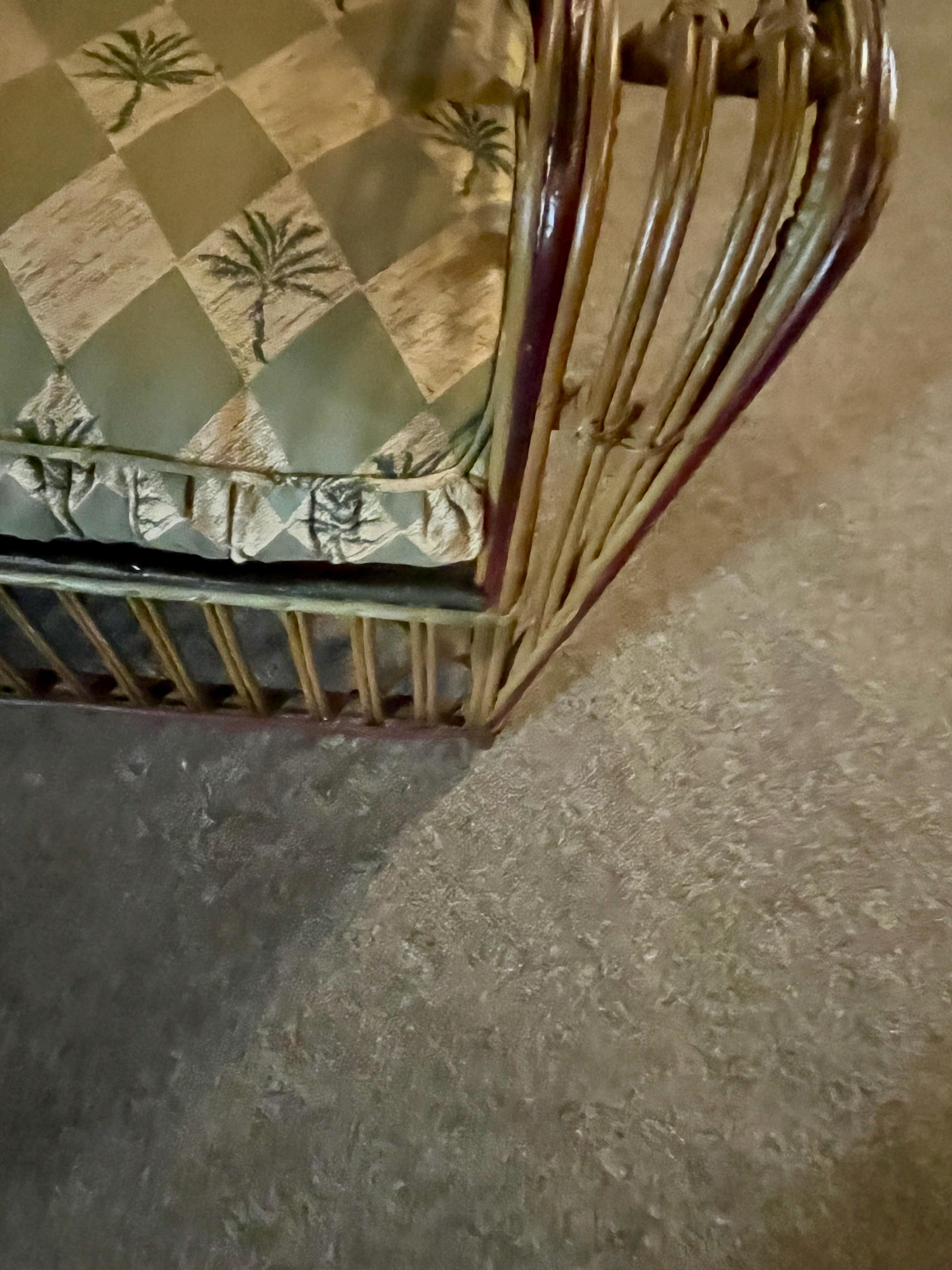 Una gran comodidad  Sillón de ratán estilo Art Déco en venta 1