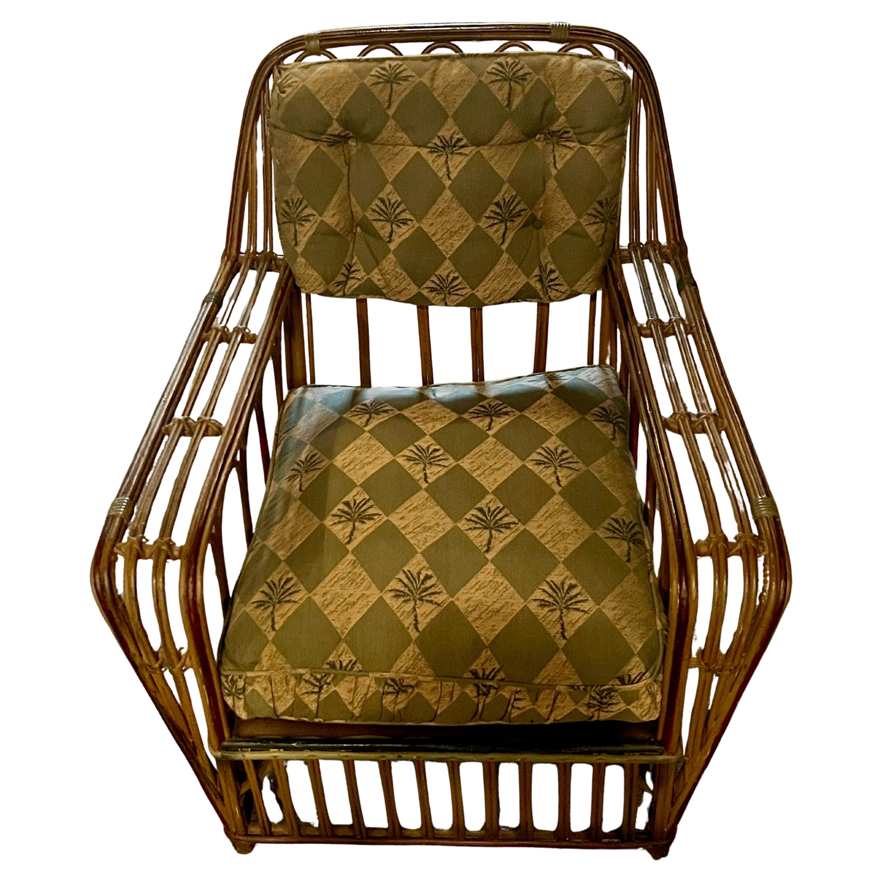Una gran comodidad  Sillón de ratán estilo Art Déco en venta