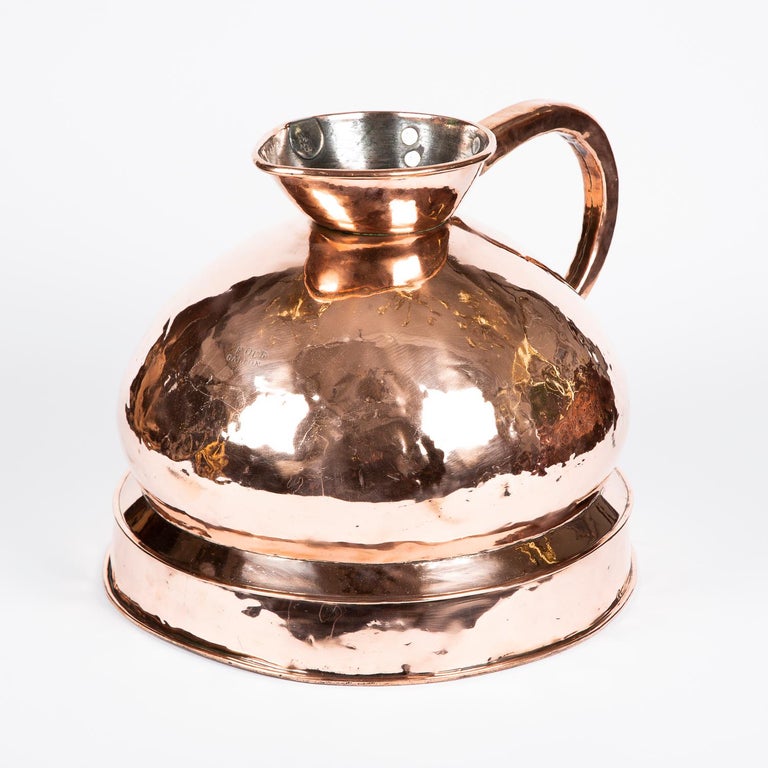 Large Copper 4 Gallon Measuring Jug by Heath of London For Sale at 1stDibs