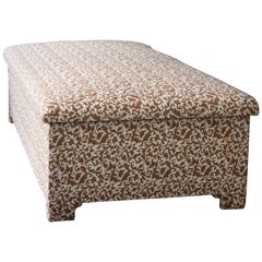 Large Country House Box Ottoman