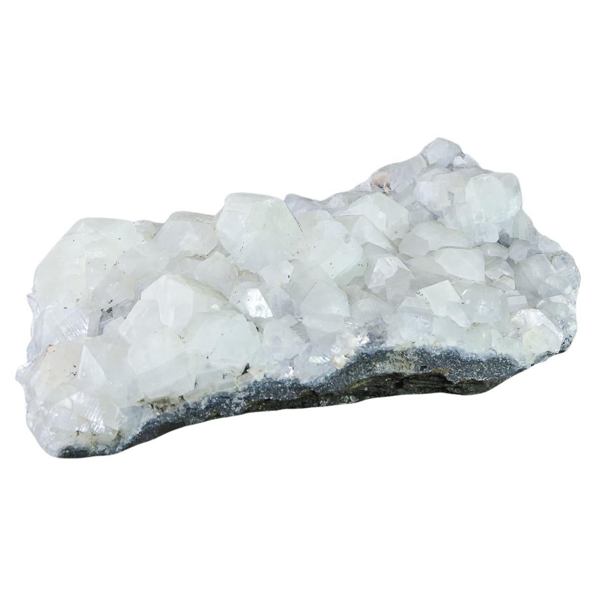 A Large Crystalline Cluster Geological Specimen - Calcite and Quartz Crystallise
