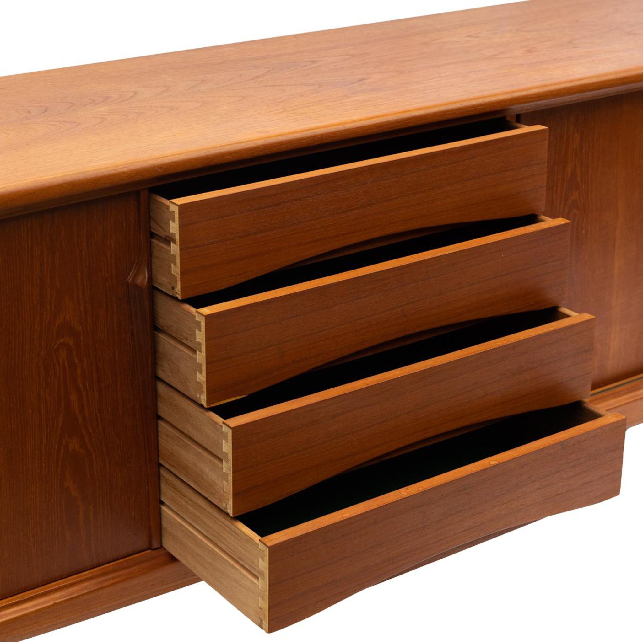 Large Danish Modern Teak Sideboard by Gunni Omann, circa 1960 5