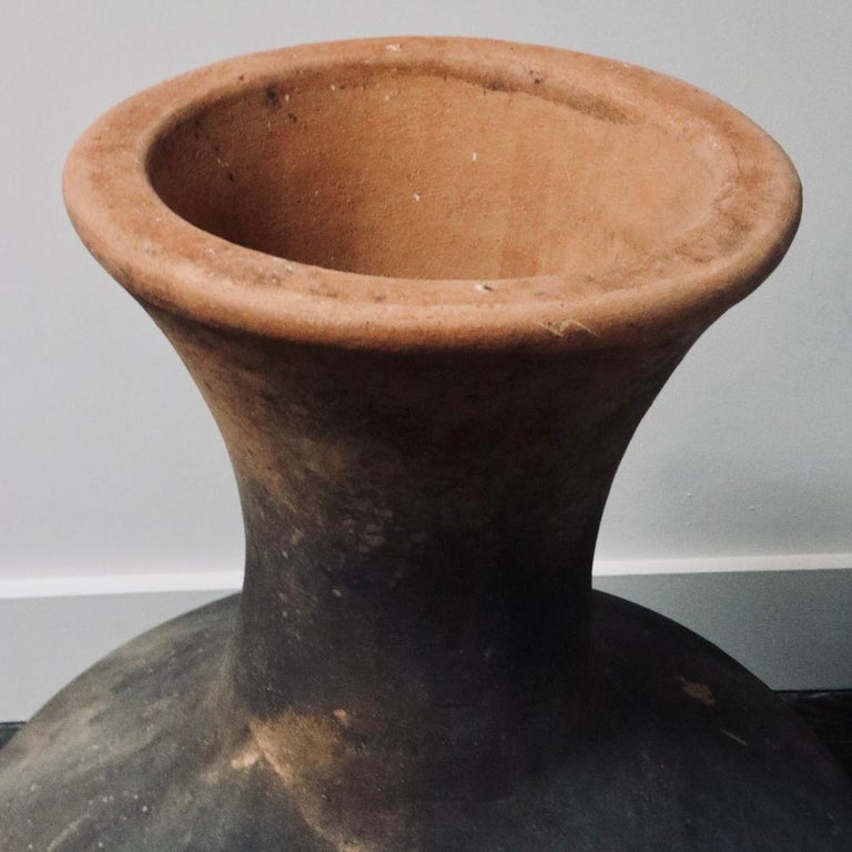 Large Decorative TerraCotta Vessel from Mexico For Sale at 1stDibs