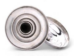 A Large Dedicated American Kiddush Goblet with Cover, Circa 1900