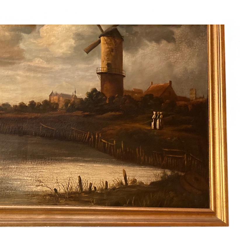 Large Dutch Landscape Painting 1