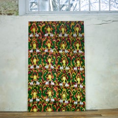 Un grande arazzo tessuto dell'inizio del XX secolo - America Centrale