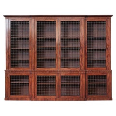 A Large Early Nineteenth Century Mahogany Architectural Bookcase