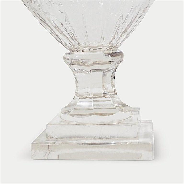 European Large Edwardian, Cut Glass Apothecary Jar, circa 1910