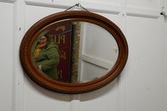 Large Edwardian Oval Wall Mirror
