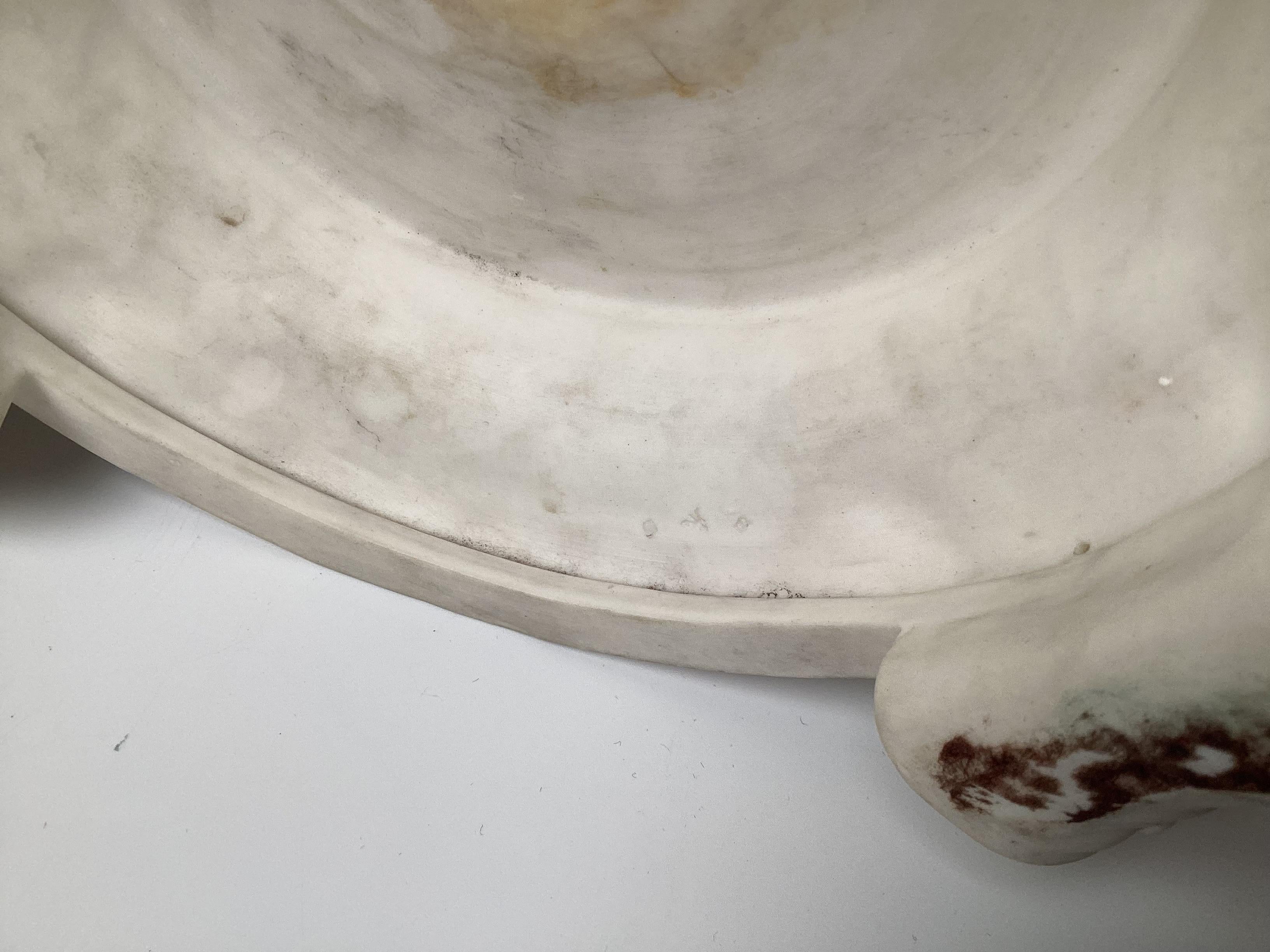 A Large English Parian Porcelain Figural Centerpiece Bowl For Sale 8
