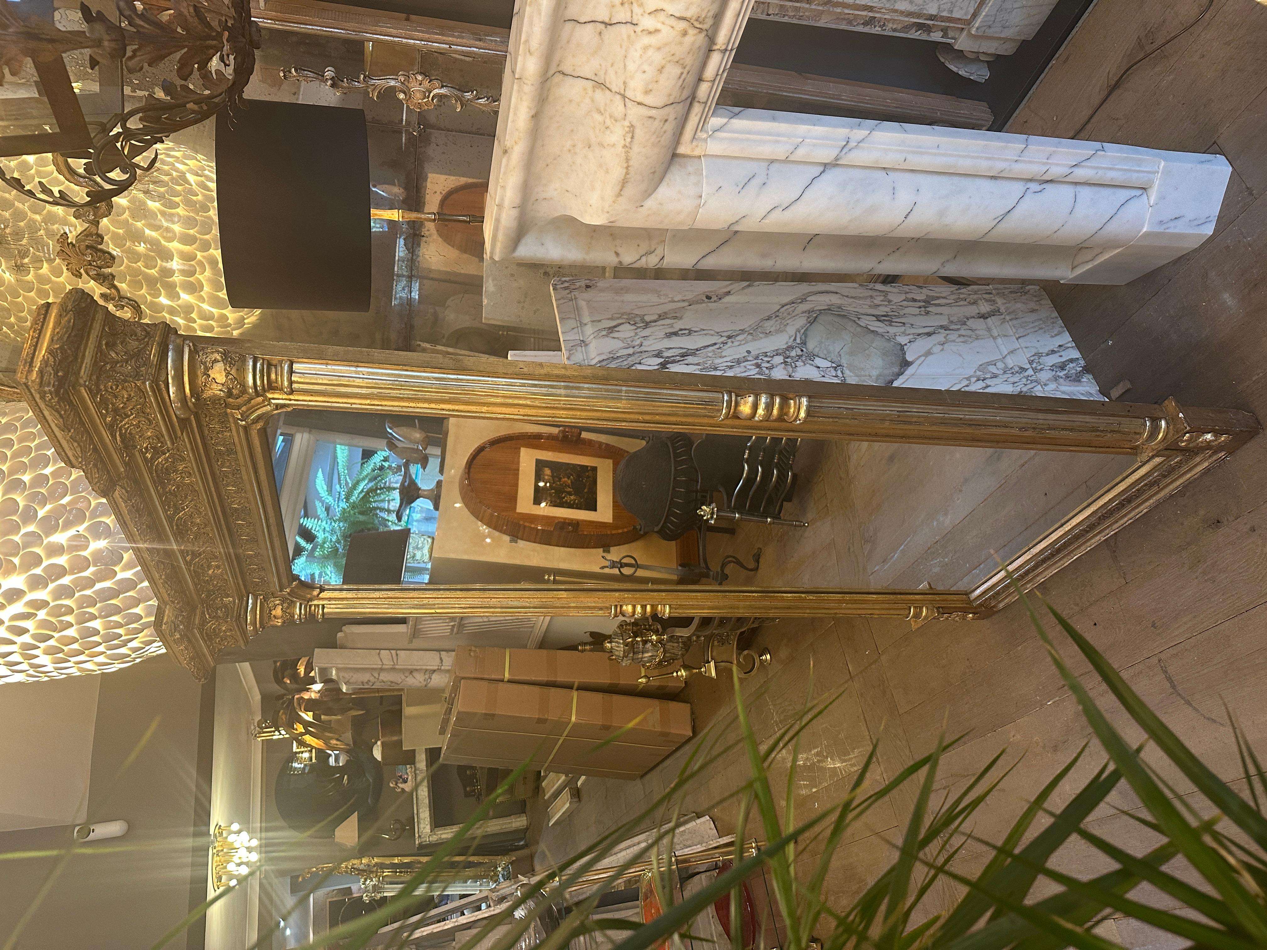 A Large English Regency Gilt  Pier Mirror For Sale 9