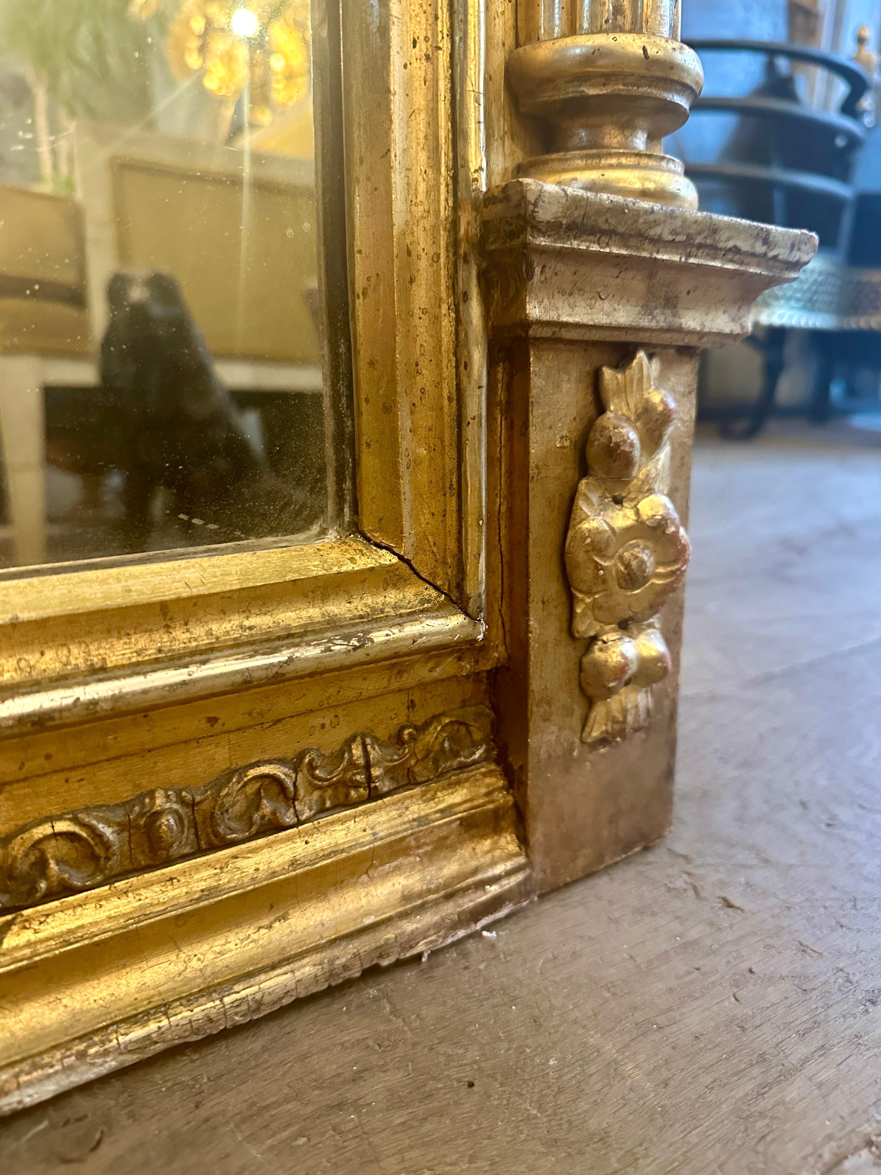 A Large English Regency Gilt  Pier Mirror For Sale 12