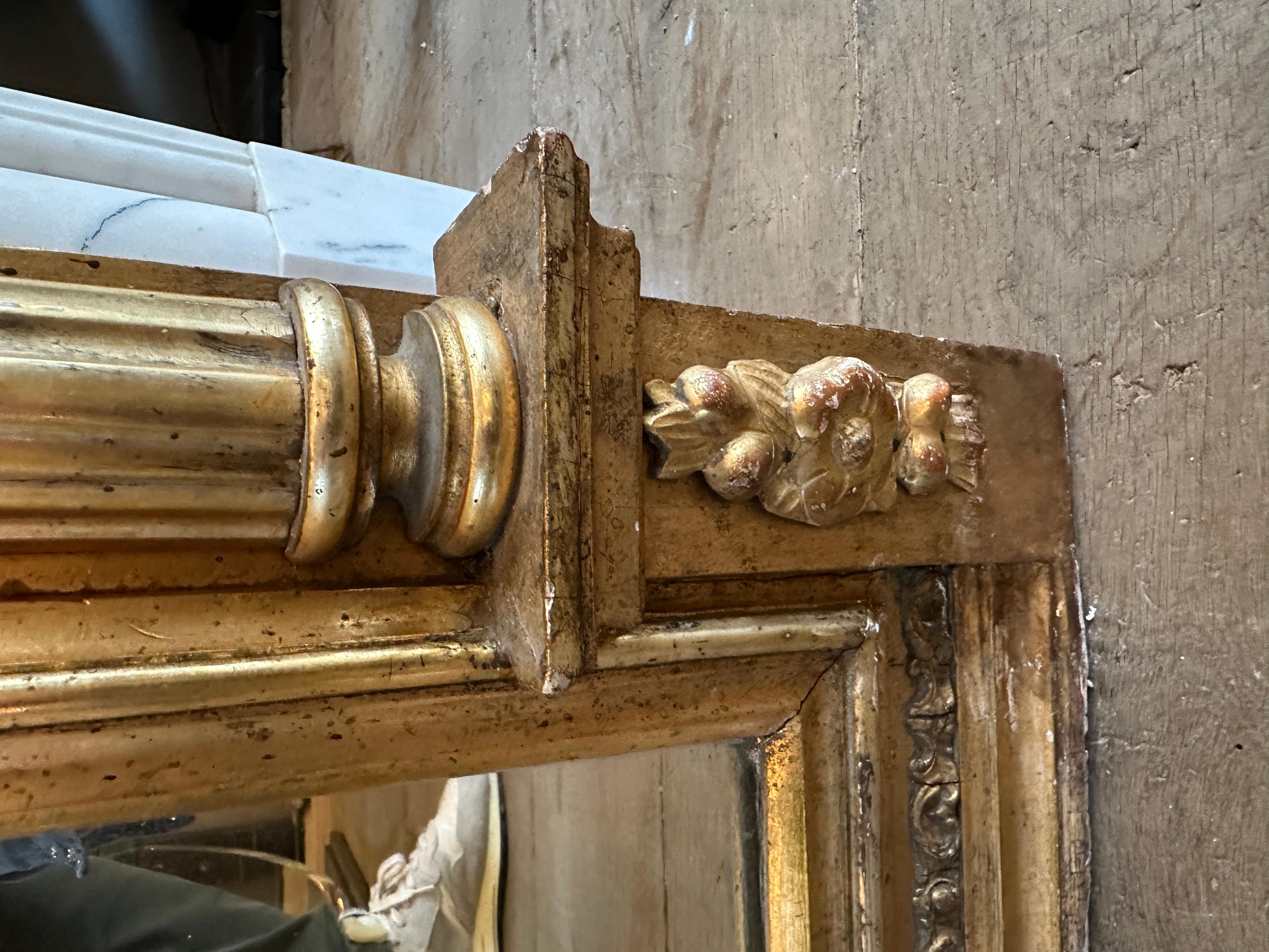A Large English Regency Gilt  Pier Mirror For Sale 3