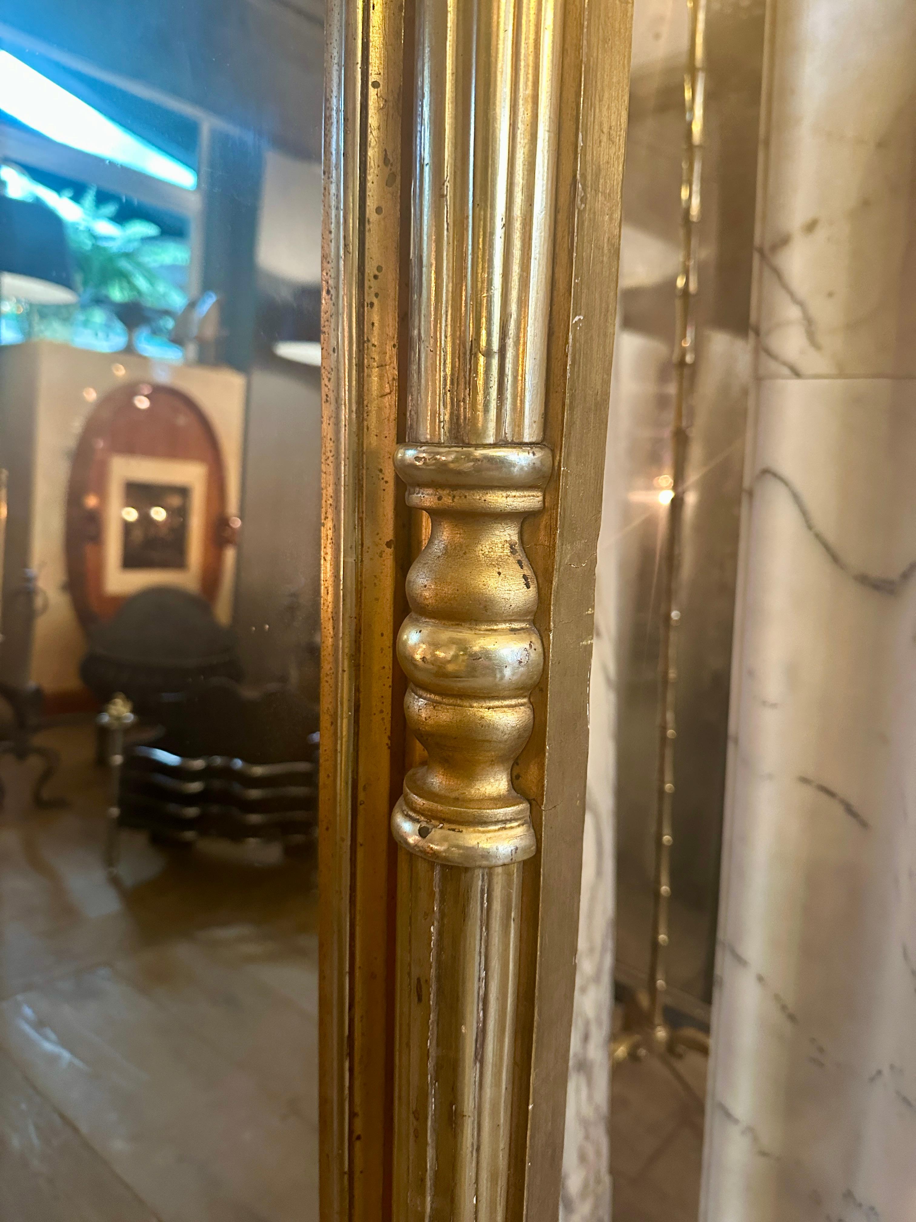 A Large English Regency Gilt  Pier Mirror For Sale 4