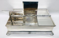 Large English Silver Casket or Spice Box by William Comyns & Sons Ltd