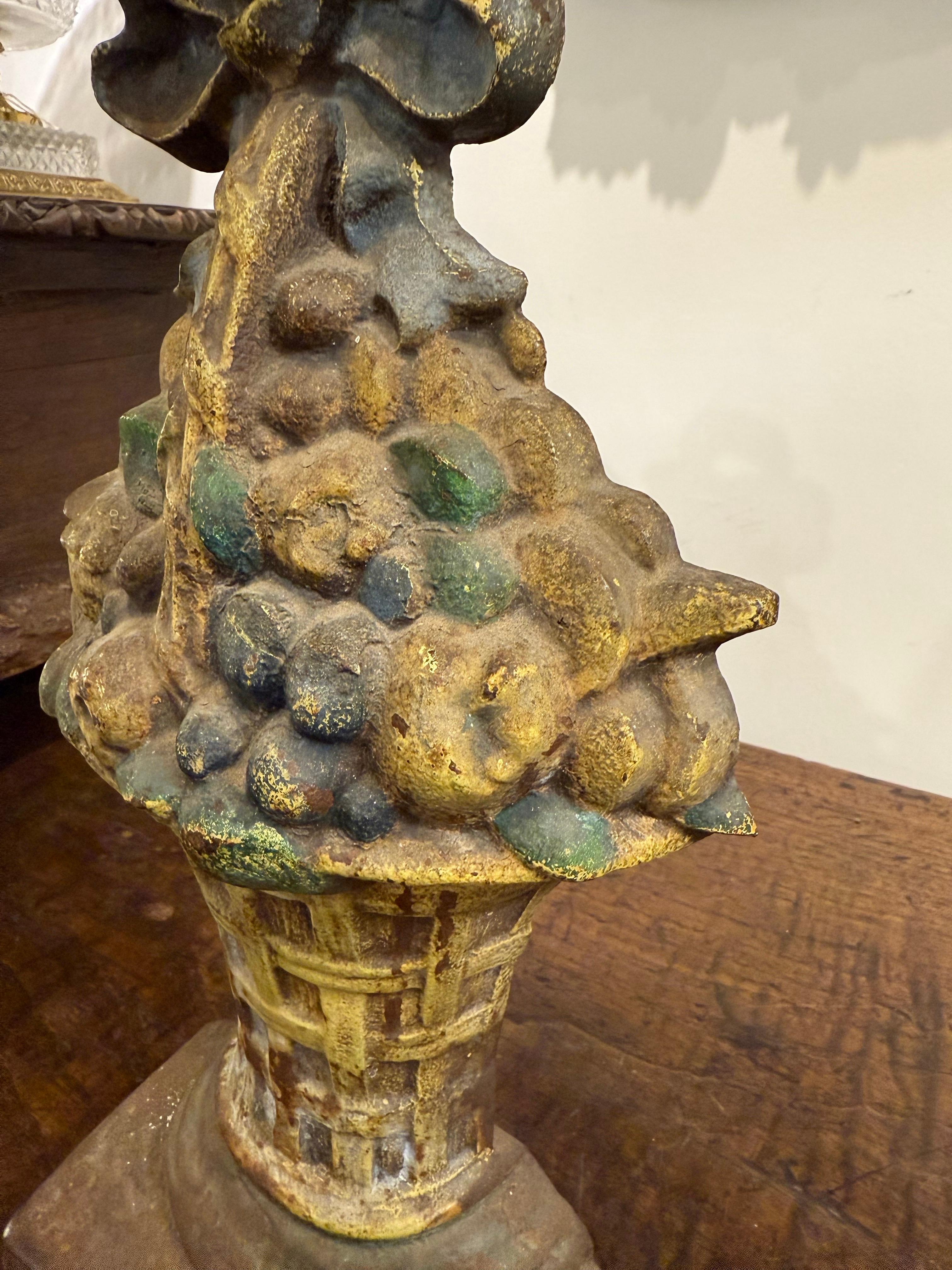 A Large English Victorian Cast Iron Painted Doorstops, 19th Century In condizioni buone in vendita a ARMADALE, VIC