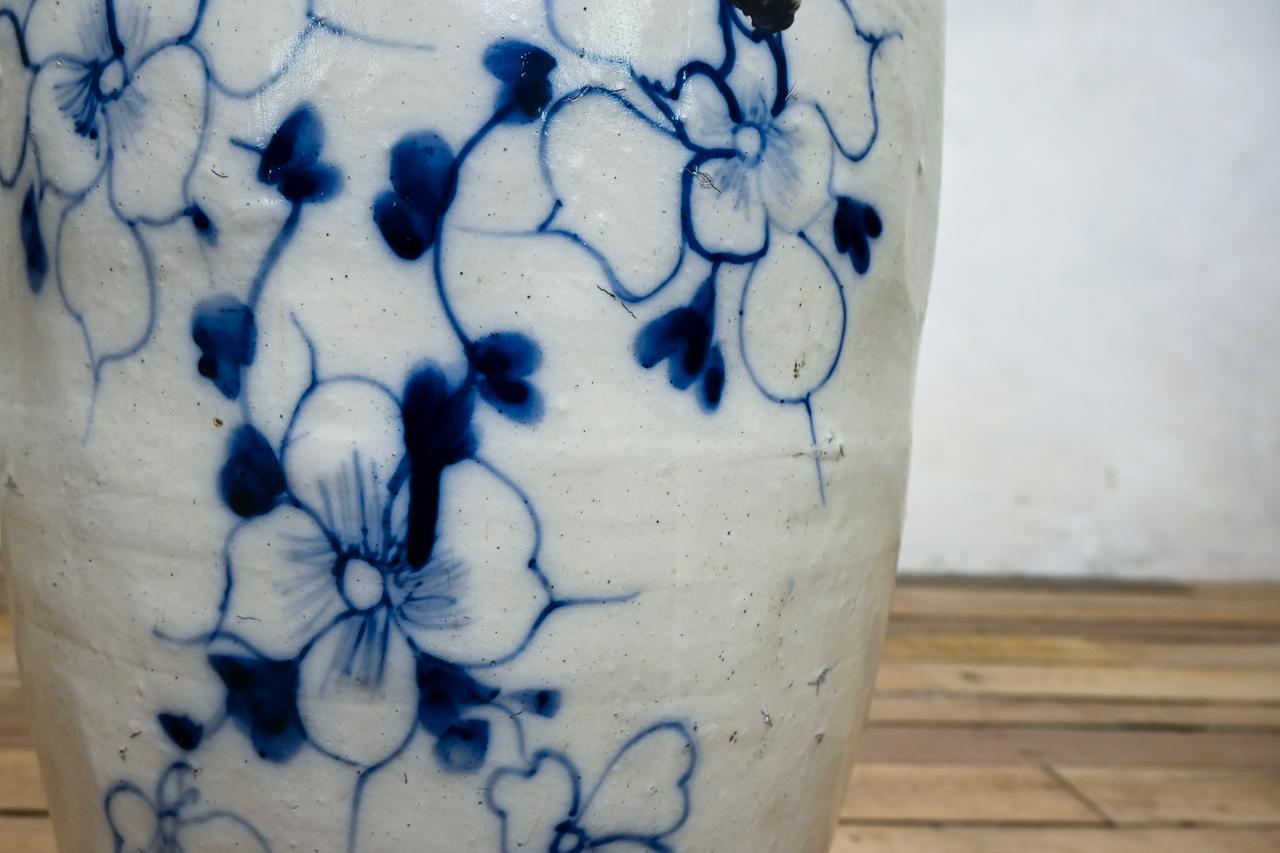 Large Cizhou Wear Ming Dynasty Ovoid Ceramic Planter - Vessel  For Sale 3