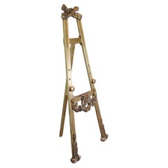Antique A Large French Carved Gilt Easel  This is a very handsome piece