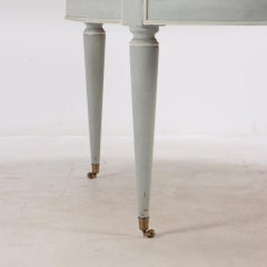 A large French Directoire style painted dining table, C. 1940.