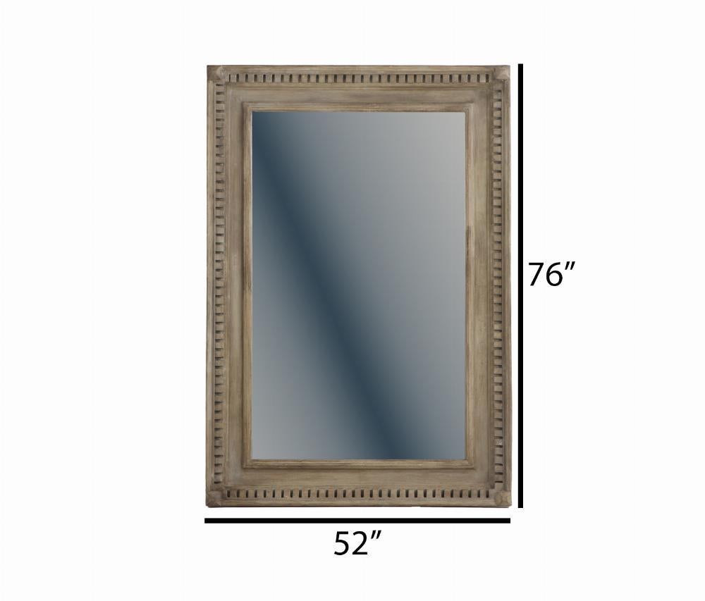 Intagliato Grande specchio francese dipinto, A.I.C. 1920. in vendita