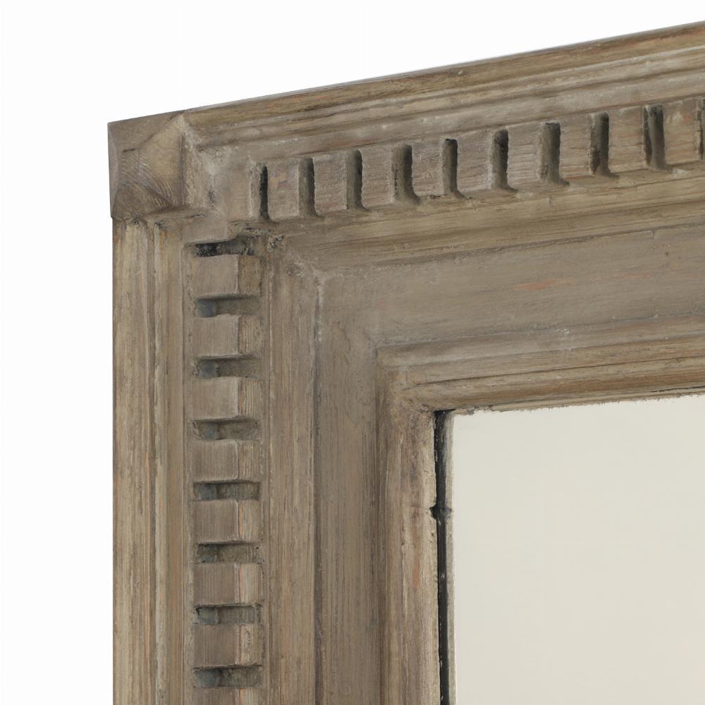 Legno Grande specchio francese dipinto, A.I.C. 1920. in vendita