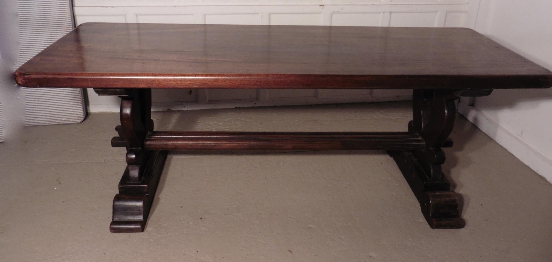 Large French Refectory Table, Table Monastère In Good Condition In Chillerton, Isle of Wight