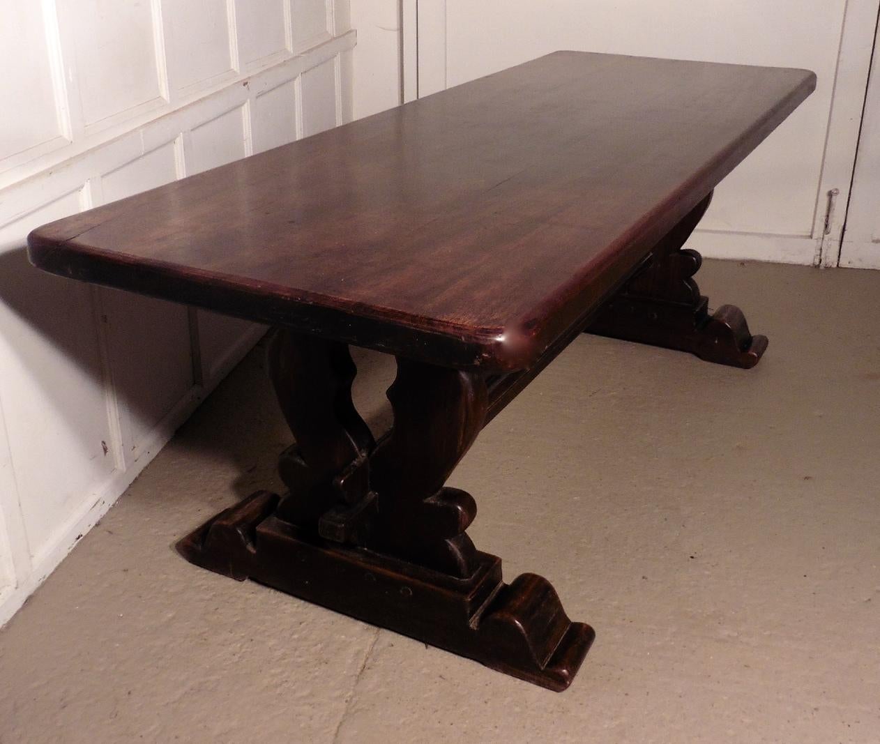 Large French Refectory Table, Table Monastère 2