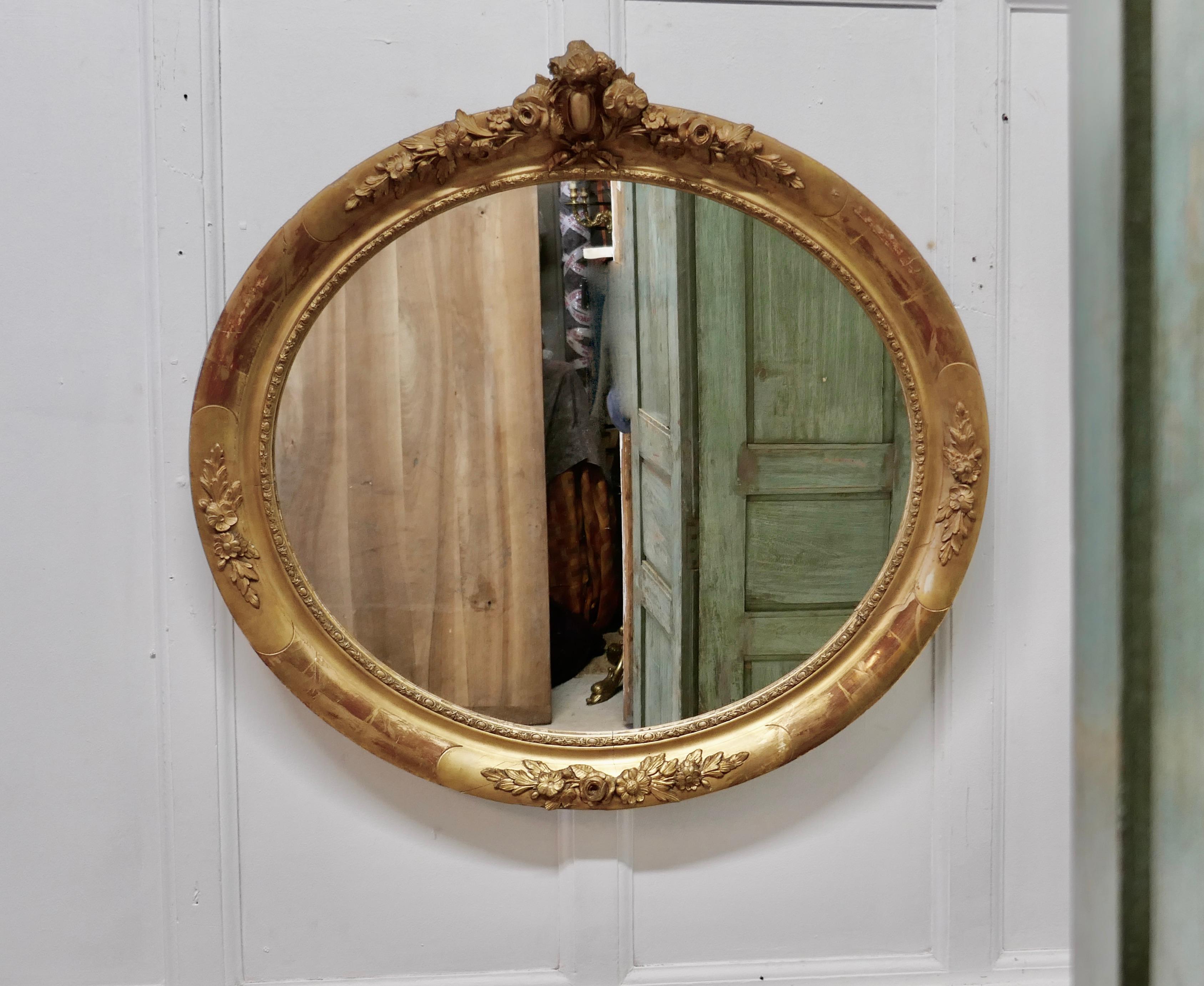large rococo mirror