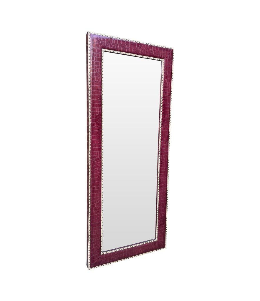 studded full length mirror